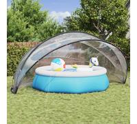 vidaXL Pool Dome Folding Manual Transparent 546 x 516 x 250 cm PVC