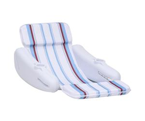 vidaXL Pool Floating Chair Inflatable Floating Chair Swimming Pool Foldable