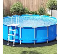 vidaXL Pool Ground Sheet Folding Black Ø 366 cm Polyester geotextile