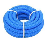 vidaXL LDPE Pool Hose, Versatile for Filter Pumps & Skimmers, UV and Weather, Custom Length - Blue, 32 mm Diameter, 12.1 m Length, 1.3 kg Weight