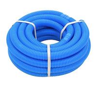 'vidaXL Pool Hose Blue 38mm, 12m - Durable LDPE Material, UV Resistant, Customizable to 1m Sections, Ideal for Filter Pumps and Skimmers