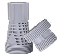 vidaXL Pool Hose Connectors 2 Piece Plastic Hose Adapter Supply Equipment