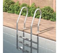 vidaXL Pool Ladder 54x38x158 cm 304 Stainless Steel