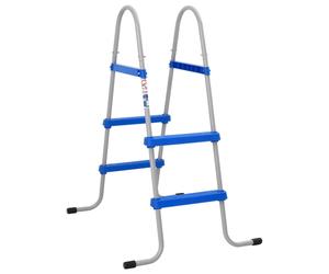 vidaXL Pool Ladder for Above Ground Pool Step Ladder Stair Step Steel&Plastic