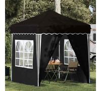 vidaXL Pop-up Party Tent Black 195 x 195 x 245 cm Oxford Fabric