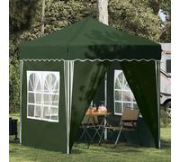 vidaXL Pop-up Party Tent Green 195 x 195 x 245 cm Oxford Fabric
