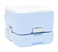 vidaXL Portable Camping Toilet Blue 41.5 x 36.5 x 30 cm Polyethylene