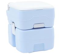 vidaXL Portable Camping Toilet Blue 41.5 x 36.5 x 42 cm Polyethylene