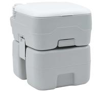 vidaXL Portable Camping Toilet Grey 41.5 x 36.5 x 42 cm Polyethylene