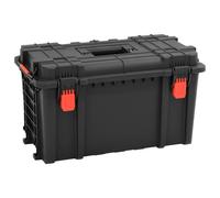vidaXL Portable Flight Case Black 57x35x32.5 cm PP