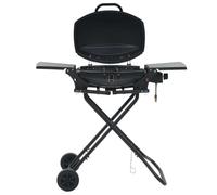 vidaXL Portable Gas BBQ Grill with Cooking Zone Black UK HOT