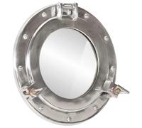 vidaXL Porthole Mirror Wall Hanging Ø30 cm Aluminium and Glass