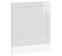 vidaxl Porto high gloss white dishwasher panel/engineered wood kitchen cover 60x1.5x67 cm moisture-resistant