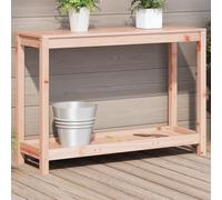 vidaXL Potting Table with Shelf 108x35x75 cm Solid Wood Douglas