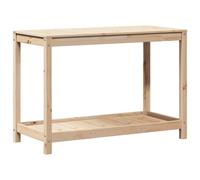 vidaXL Potting Table with Shelf Potting Bench Plant Table Solid Wood Pine