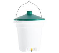 vidaXL Poultry Drinker with Nipples Outdoor Poultry Drinking Bucket Waterer