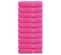 vidaXL Premium Bath Towels "SOLUND" 10 pcs Pink 100x150 cm 600 gsm