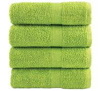vidaXL Premium Guest Towels SOLUND 4 pcs Apple Green 30x50 cm 600 gsm