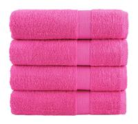 vidaXL Premium Hand Towels SOLUND 4 pcs Pink 50x100 cm 600 gsm