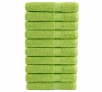 (apple green, 80 x 200 cm/ 10 pcs) vidaXL Premium Sauna Towels Guest Bath Towel 10 pcs Grey 600gsm 100% Cotton