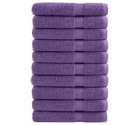 Premium Sauna Towels SOLUND 10 pcs Purple 80x200 cm 600 gsm