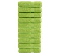 vidaXL Premium Shower Towels SOLUND 10 pcs Apple Green 70x140 cm 600 gsm