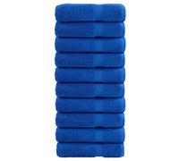 vidaXL Premium Shower Towels "SOLUND" 10 pcs Blue 70x140 cm 600 gsm