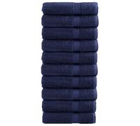 vidaXL Premium Shower Towels "SOLUND" 10 pcs Navy Blue 70x140 cm 600 gsm