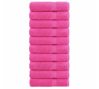 vidaXL Premium Shower Towels SOLUND 10 pcs Pink 70x140 cm 600 gsm