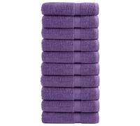 Premium Shower Towels SOLUND 10 pcs Purple 70x140 cm 600 gsm