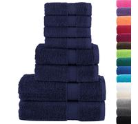 vidaXL Premium Towel Set 8 Piece, Ultra Soft and Highly Absorbent Shower Towels,