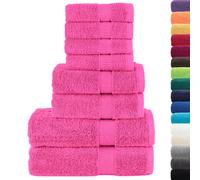 vidaXL Premium Towel Set 8 Piece, Ultra Soft and Highly Absorbent Shower Towels,