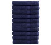(navy blue, 100 x 200 cm/ 10 pcs) vidaXL Premium Sauna Towels Guest Bath Towel 10 pcs Gold 600gsm 100% Cotton