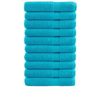 vidaXL Premium Towels SOLUND 10 pcs Turquoise 100x200 cm 600 gsm