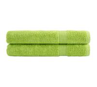 vidaXL Premium Towels SOLUND 2 pcs Apple Green 100x200 cm 600 gsm