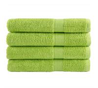 Premium Towels SOLUND 4 pcs Apple Green 100x200 cm 600 gsm
