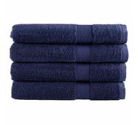 (navy blue, 100 x 200 cm/ 4 pcs) vidaXL Premium Sauna Towels Guest Bath Towel 10 pcs Grey 600gsm 100% Cotton