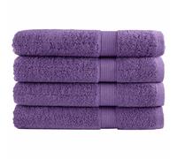 vidaXL Premium Towels SOLUND 4 pcs Purple 100x200 cm 600 gsm