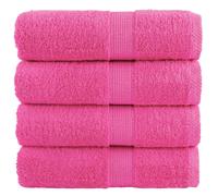 vidaXL Premium Wash Towels SOLUND 4 pcs Pink 30x30 cm 600 gsm