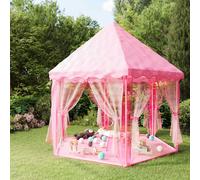 vidaXL Princess Play Tent with 250 Balls Pink 133x140 cm