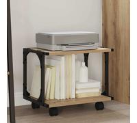 vidaXL Printer Stand Artisan Oak 41 x 28 x 33.5 cm Engineered Wood