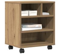vidaXL Printer Stand Artisan Oak 41 x 32 x 48 cm Engineered Wood