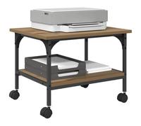 vidaXL Printer Stand Artisan Oak 50 x 40 x 38 cm Engineered Wood