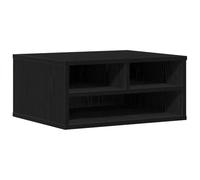 vidaXL Printer stand Smoked Oak 49x40x22.5 cm Composite Wood Black Oak