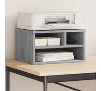 vidaXL Printer Stand Grey Sonoma 40x32x22,5 cm Engineered Wood