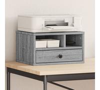 vidaXL Printer Stand Grey Sonoma 40x32x22,5 cm Engineered Wood