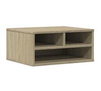 vidaXL Printer Stand, Desk Organiser for Office, Printer Table for Fax Machine Scanner Files, Printer Desktop Stand, Sonoma Oak Engineered Wood