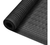 vidaXL Privacy Net Balcony Screen Sunshade Anthracite 1.8x10 m HDPE 195 g/m²