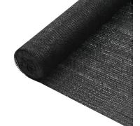 vidaXL Privacy Net, 1.2x10 m HDPE, UV-Proof Outdoor Privacy Screen for Garden, Black