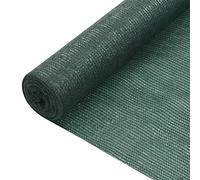 vidaXL Privacy Net - Green HDPE Balcony Screen - 1x50 meter Mould-proof, UV-proof cover - Ideal for Garden, Patio, Outdoor Spaces - Breathable High-Density Polyethylene Fabric